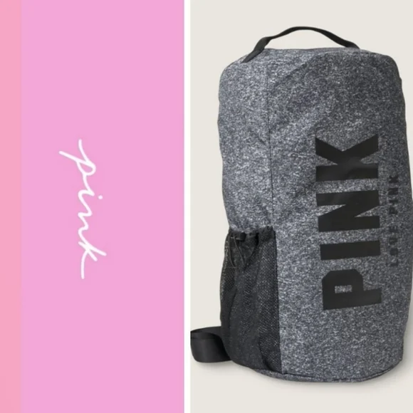 Victoria's Secret PINK Duffel Bag Convertible Backpack Unisex NWT - Picture 6 of 14